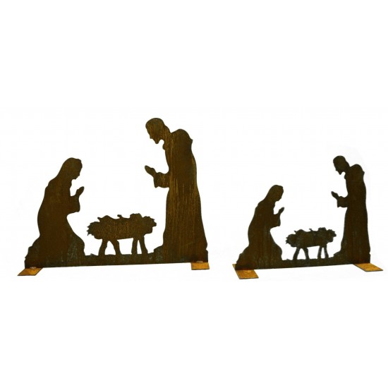 Krippenfiguren Garten Wetterfest aus Metall