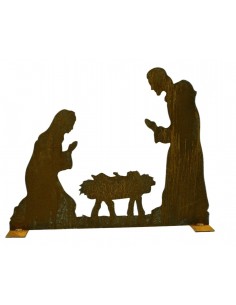 Krippenszene "Familie" zum Stellen, Figurenhöhe 50 cm