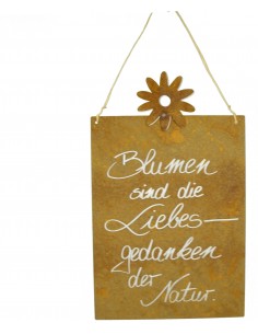 Blumen sind die Liebesgedanken der Natur