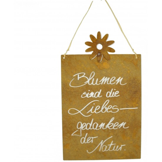 Blumen sind die Liebesgedanken der Natur