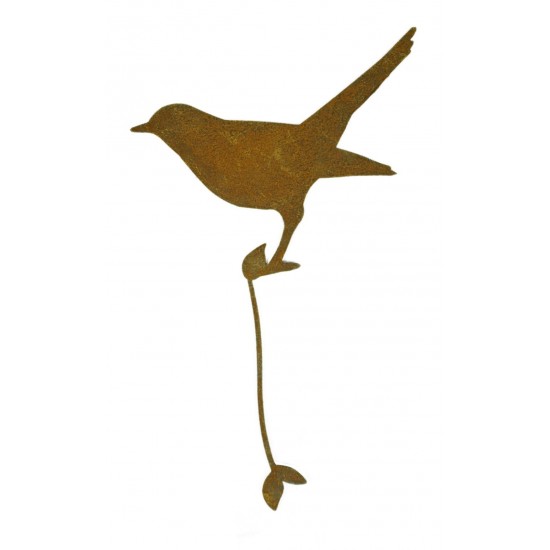 Stehende Amsel mit Befestigungsband,auch für Geschenkverpackungen