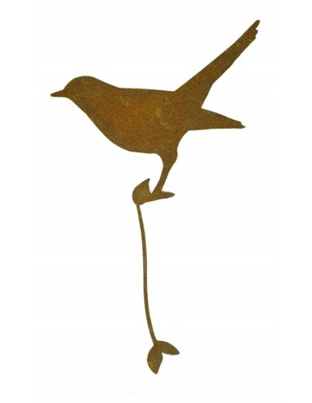 Stehende Amsel mit Befestigungsband,auch für Geschenkverpackungen