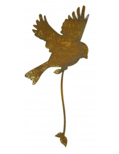 Edelrost "fliegender Vogel" vielseitig gestalterisch einsetzbar