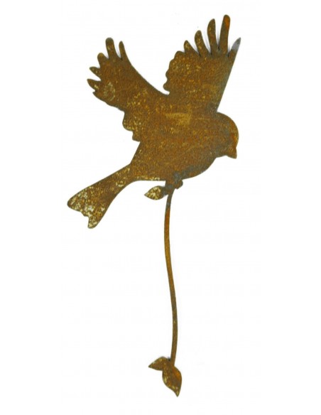 Edelrost "fliegender Vogel" vielseitig gestalterisch einsetzbar