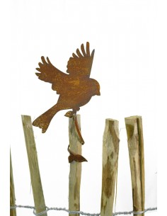 Edelrost "fliegender Vogel" vielseitig gestalterisch einsetzbar 2