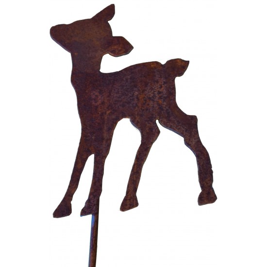 Deko Kitz als Weihnachtsdeko für Buchsbaum Gartenstecker
