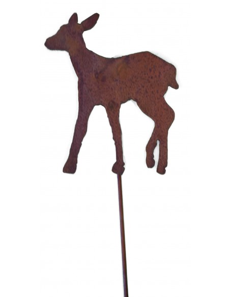 Gartenstecker Reh Edelrost 
