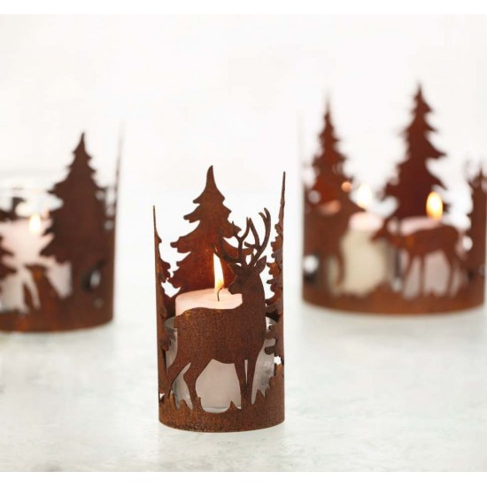 "Forest"  Ring mit Waldszene Durchmesser 15cm