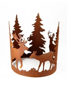 "Forest"  Ring mit Waldszene Durchmesser 15cm 2