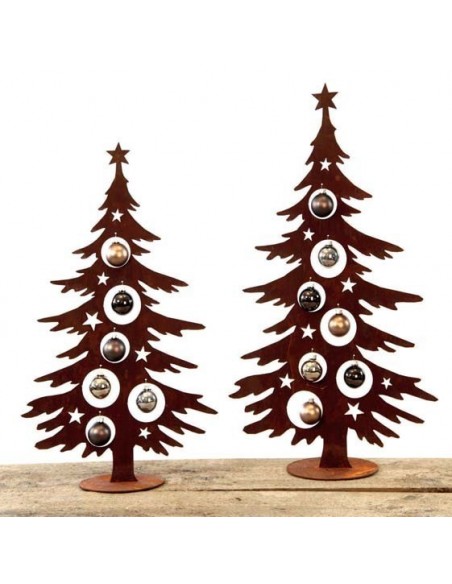 Weihnachtsbaum Metall für Christbaumkugeln - Dekotanne