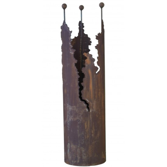 Deko Säule Taormina rund für Schalen