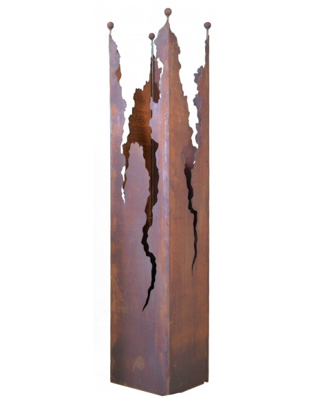 Deko Rostsäule "Taormina" für eckige Schalen