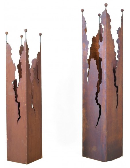 Deko Säule Taormina Eckig für Schalen in unterschiedlichen Größen