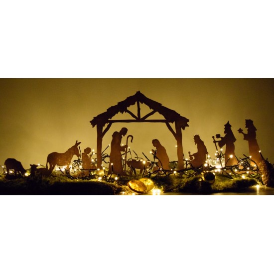 Krippenfiguren für Draußen außendeko Weihnachten