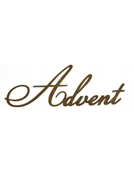Advent Schriftzug aus Metall 50cm breit (groß) auch für Draußen