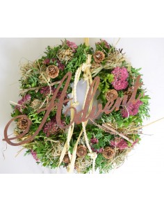 Edelrost Schriftzug Advent, 32cm breit (klein)  zum einarbeiten, in Tischdeko oder Kranz 2