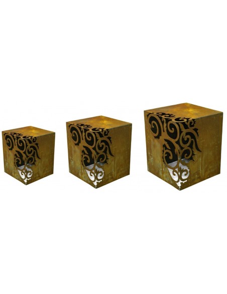 Venezia Würfelsäule 3er Set (40 cm, 50 cm, 60 cm)