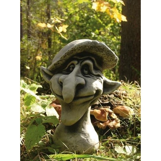 Steinguss Magic Mushroom "LEONARDO" 30 cm hoch