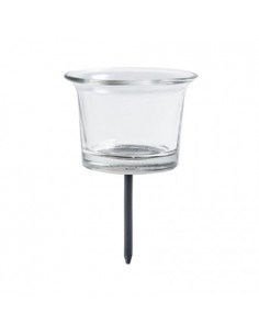 teelichthalter Glas für Adventskranz