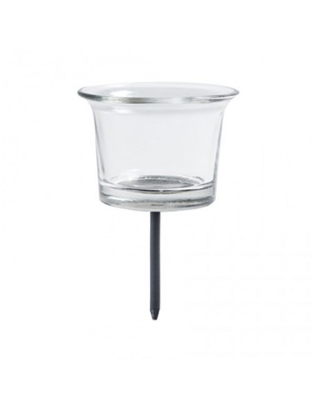 teelichthalter Glas für Adventskranz