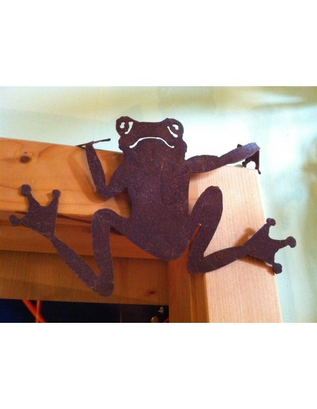 Gartenteich Rost Frosch zum Einhängen netter kleiner Laubrosch zum Einhängen an eine Wand. Ideal für Teich und Garten, aber auch Gartenteich Rost Frosch zum Einhängen netter kleiner Laubrosch zum Einhängen an eine Wand. Ideal für Teich und Garten, aber auch