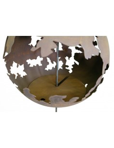 Zubehör Platte für Risskugel - gross Ø 35 cm Materlialdicke 2 mm - Stahl
 Ø 35 cm 2