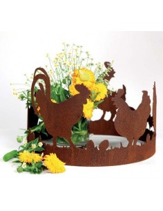 Deko Ring mit Hühner für Ostern
