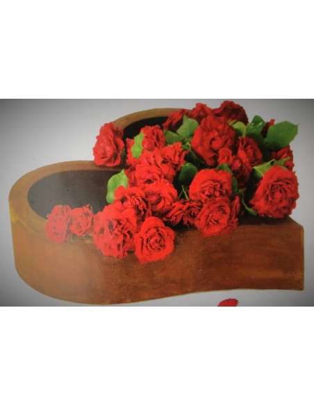 Liegendes Herz - Trauerherz