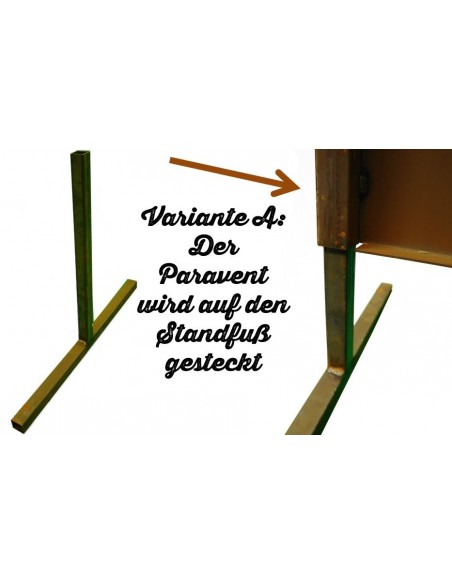 Befestigung Sichtschutzwand Metall