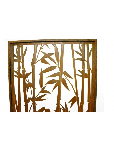 Sichtschutzwand Bambus offen Höhe 200 cm