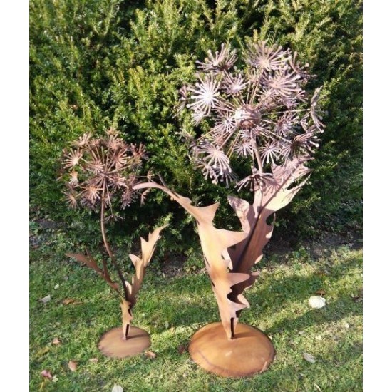 Pusteblume in Rostoptik für Ihren Garten