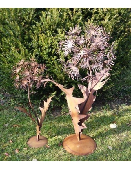 Pusteblume in Rostoptik für Ihren Garten