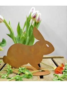 Gartendeko Hase Metall 2
