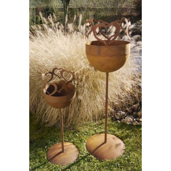 Pokal/Kelch klein mit Herzen