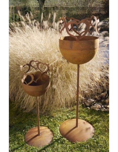 Pokal/Kelch klein mit Herzen