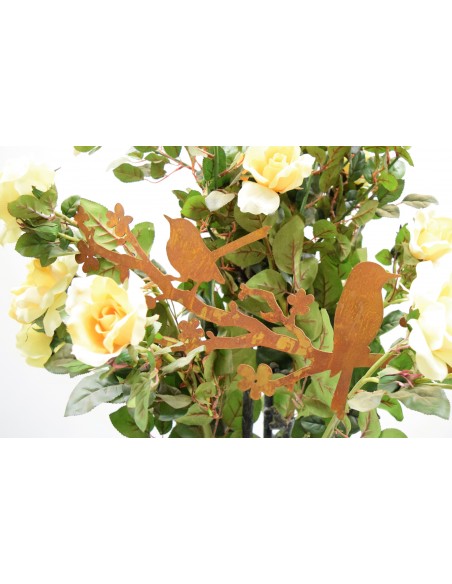 Romantische Dekoidee mit Rosen