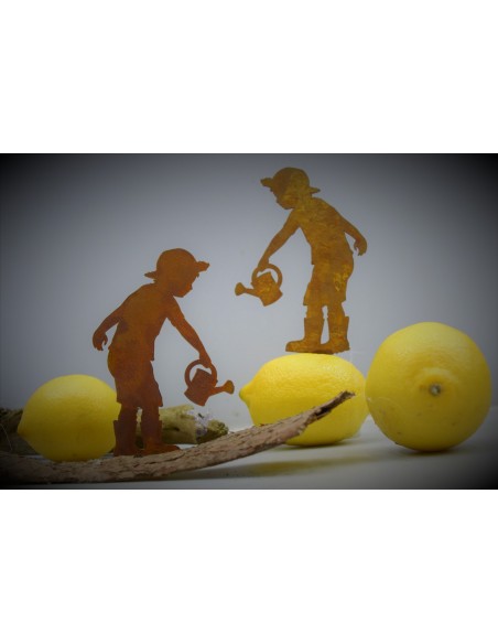 Zitronen gießen Deko idee