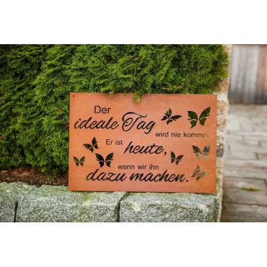 Der ideale Tag wird nie kommen! Er ist Heute, wenn Du ihn dazu machst!