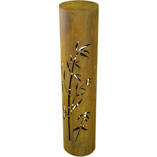 Bambussäule rund inspirierendes Schmuckstück, auch für den asiatischen Garten