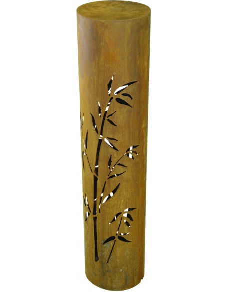 Bambussäule rund inspirierendes Schmuckstück, auch für den asiatischen Garten