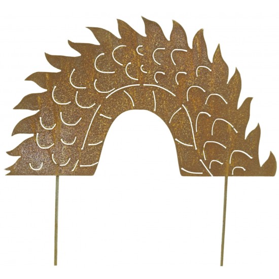 Gartenstecker Drache 3teilig - Höhe 50 cm