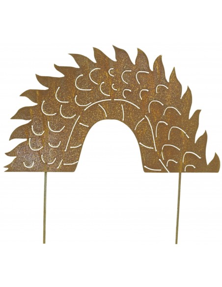 Gartenstecker Drache 3teilig - Höhe 50 cm