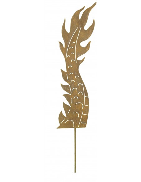 Gartenstecker Drache 3teilig - Höhe 50 cm