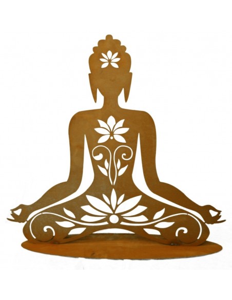 Hindu Gartenfigur aus Metall Buddha Hindu Gartenfigur aus Metall Buddha