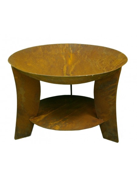 Edelrost Feuerstelle rund