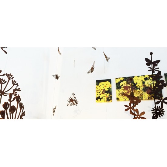 Bienen aus Metall als Deko