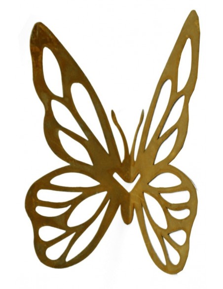 Schmetterling Deko Rost
