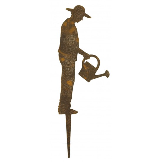 Gartenfigur Gärtner mit Gießkanne