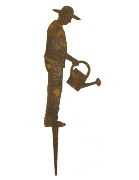 Gartenfigur Gärtner mit Gießkanne