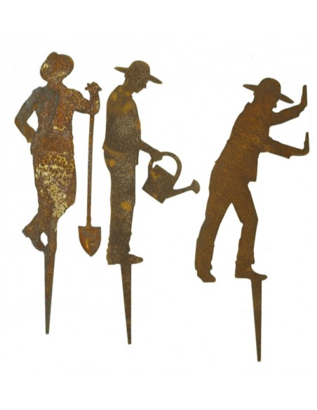 Gartenfiguren Gärtnerals Gartenstecker